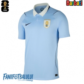 Uruguay Tricou Fotbal Replică Mondial 2026 Barbati Acasa